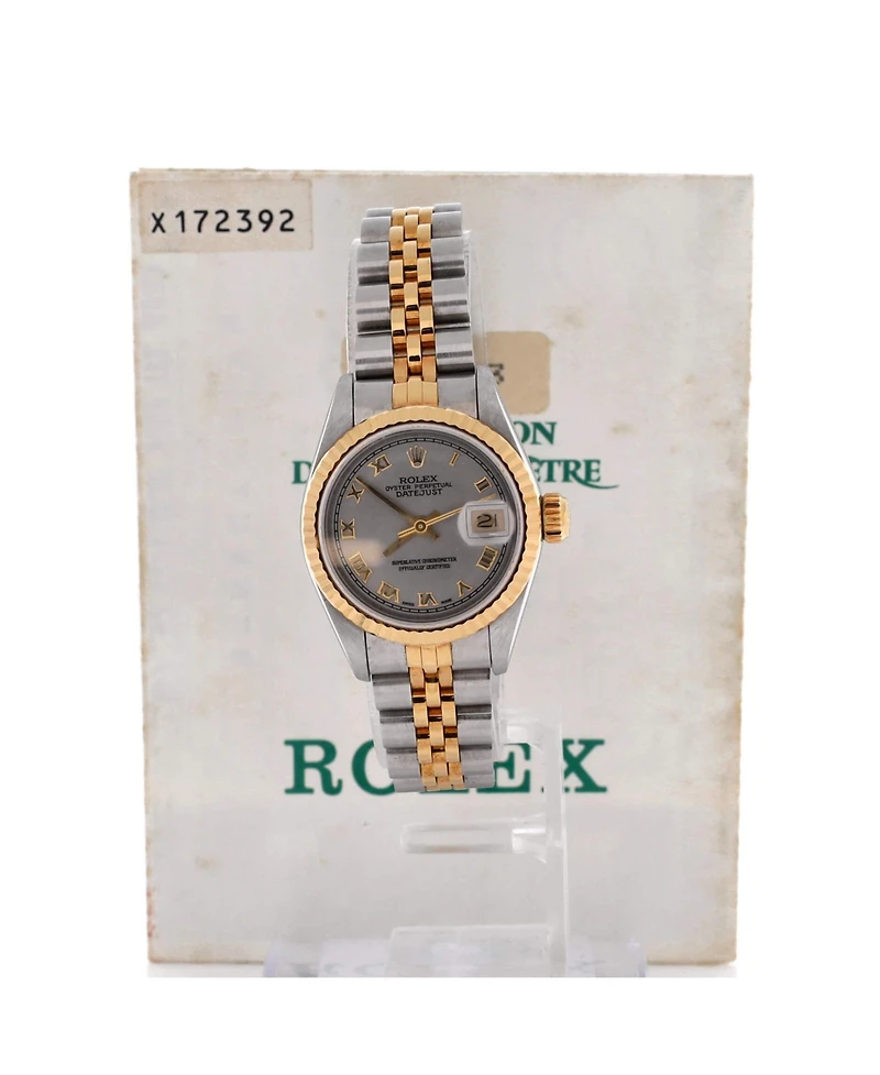Pre-Owned Rolex Oyster Perpetual Datejust Automatic Watch in Stainless Steel and Gold 26mm