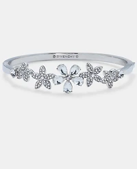 Givenchy Crystal Flower Bangle Bracelet