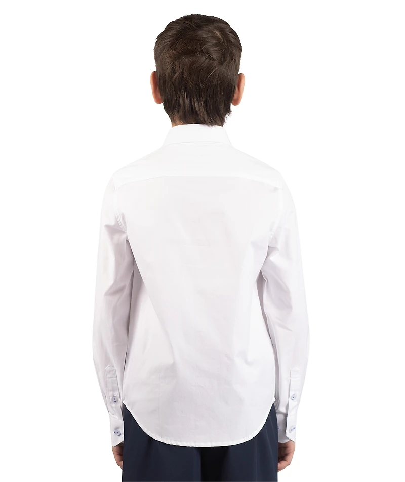 TailorByrd Big Boys Signature Oxford Long Sleeve Shirt