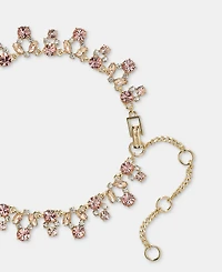 Givenchy Crystal Cluster Statement Necklace, 16" + 3" extender