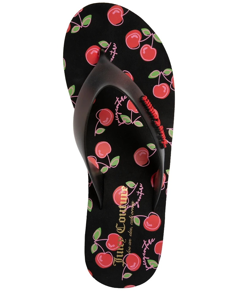 Juicy Couture Women's Platform Thong Wedge Sandals