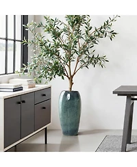 LuxenHome 23-Inch Tall Ceramic Planter