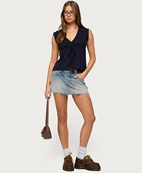 Edikted Women's Rusanna V Neck Babydoll Top