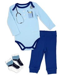 3 Stories Trading Baby Boys' First Years Baby Shower Gift Crate, 38-Piece Set