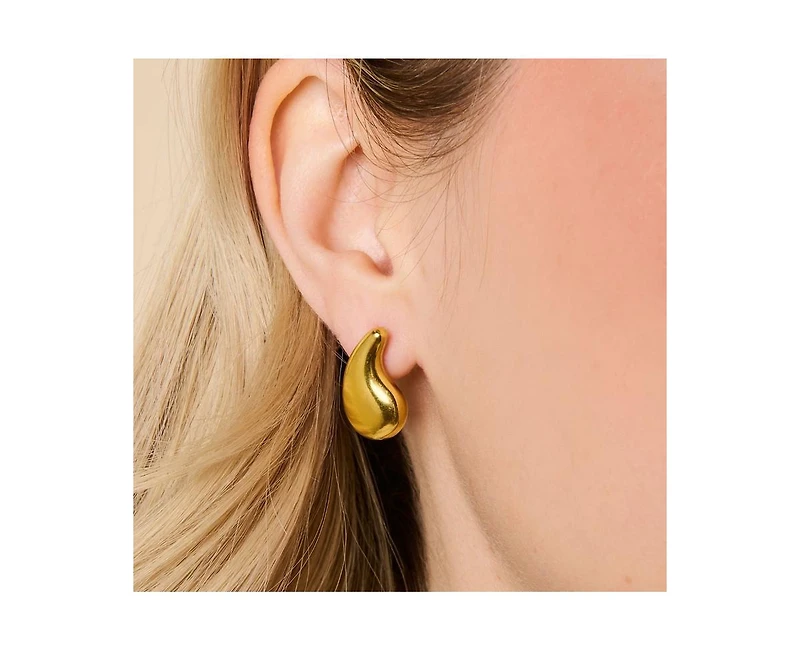 Little Sky Stone Lila Teardrop Studs