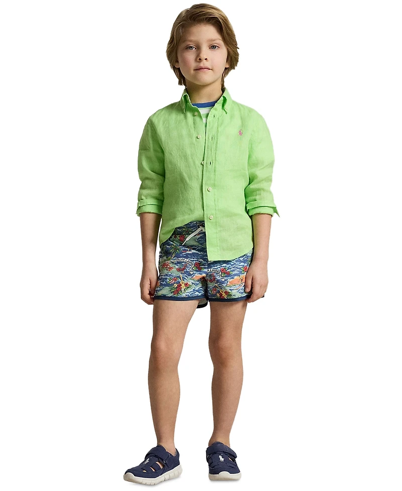 Polo Ralph Lauren Boys 2-7 Linen Shirt