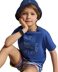Polo Ralph Lauren Boys 2-7 Logo Cotton Jersey Tee