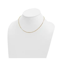 Curata Jewelry Solid Classic Box Chain Necklace