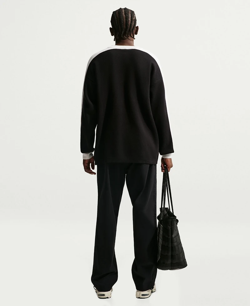 Nike Men's Sportswear Loose-Fit Long-Sleeve Club Jersey Sweater