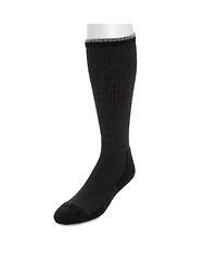 Muk Luks Men's Ruff N Tuff Work Wear Over the Calf Wool Blend Sock, 1 Pair Pack