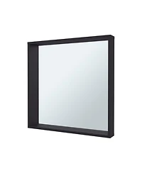 Fm Furniture Porta Wall Mounted Bathroom Mirror Cabinet with Storage, wenge