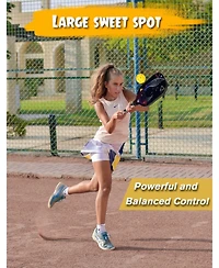 Joyaire Usapa-Approved Pickleball Paddles Set of 2 with 4 Balls & Bag - 7.5oz Lightweight Carbon Fiber Honeycomb Core