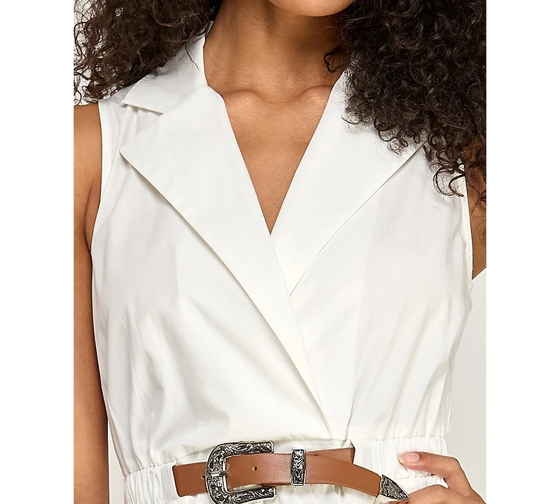 Seni & Cade Women's Collared Mini Bubble Dress