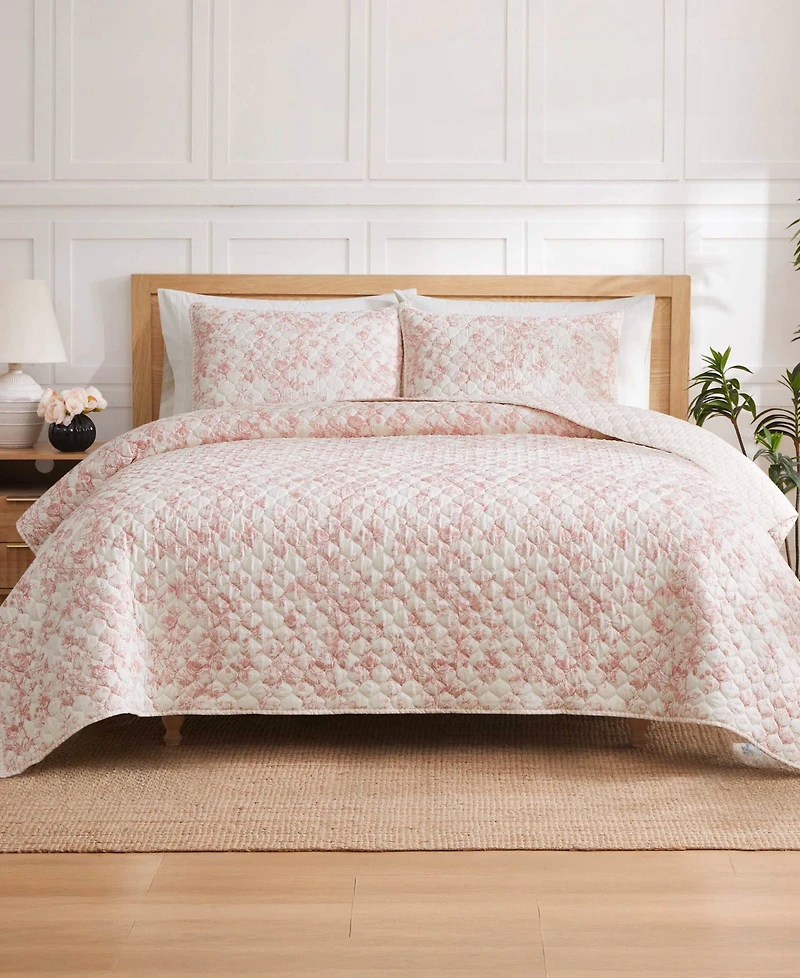 Jessica Simpson Floral Camilla 3-Pc. Quilt Set