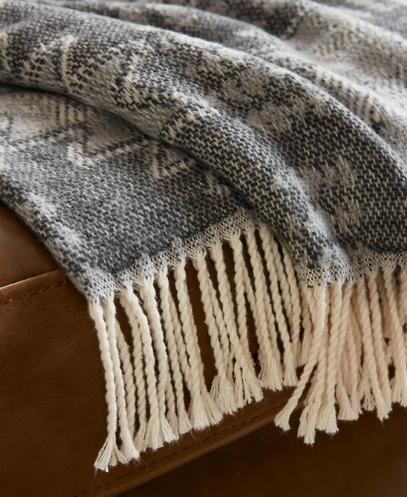 Woolrich Alberta Cotton Blend Breathable Throw, 50" x 60"