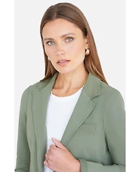 Yumi Women's Stretch Cotton Blazer