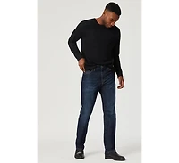 Mavi Jeans Men's Matt Relaxed Straight Leg Dark Stanford