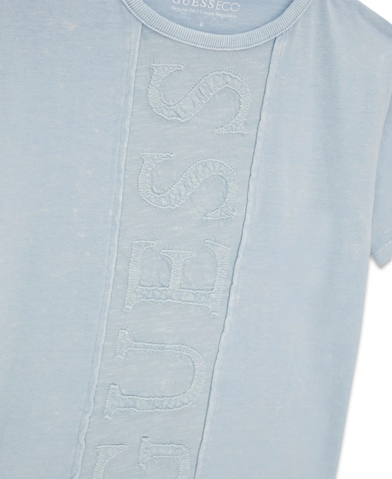 Guess Boys' 7-18 Garment-Dyed Logo T-Shirt