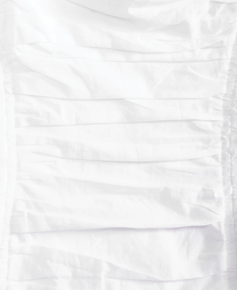 Row A Women's Gathered-Bodice Fit & Flare Dress