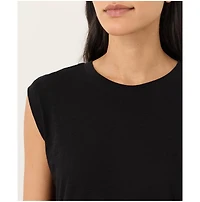 Pact Women's Organic Cotton Featherweight Slub Relaxed Muscle Tee