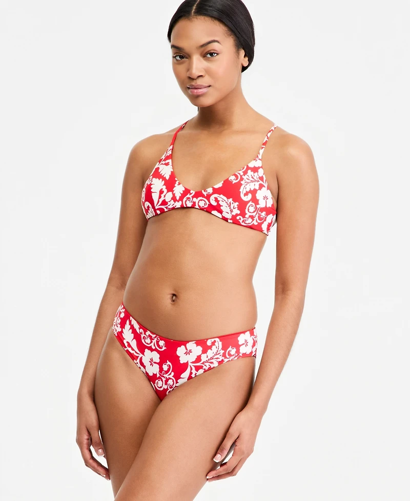 Roxy Juniors' Days Of Summer Reversible Triangle Bikini Top