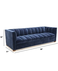 Jhuliana 90" Fabric Grand Sofa