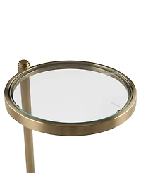 Isla 24" Glass Chairside Table