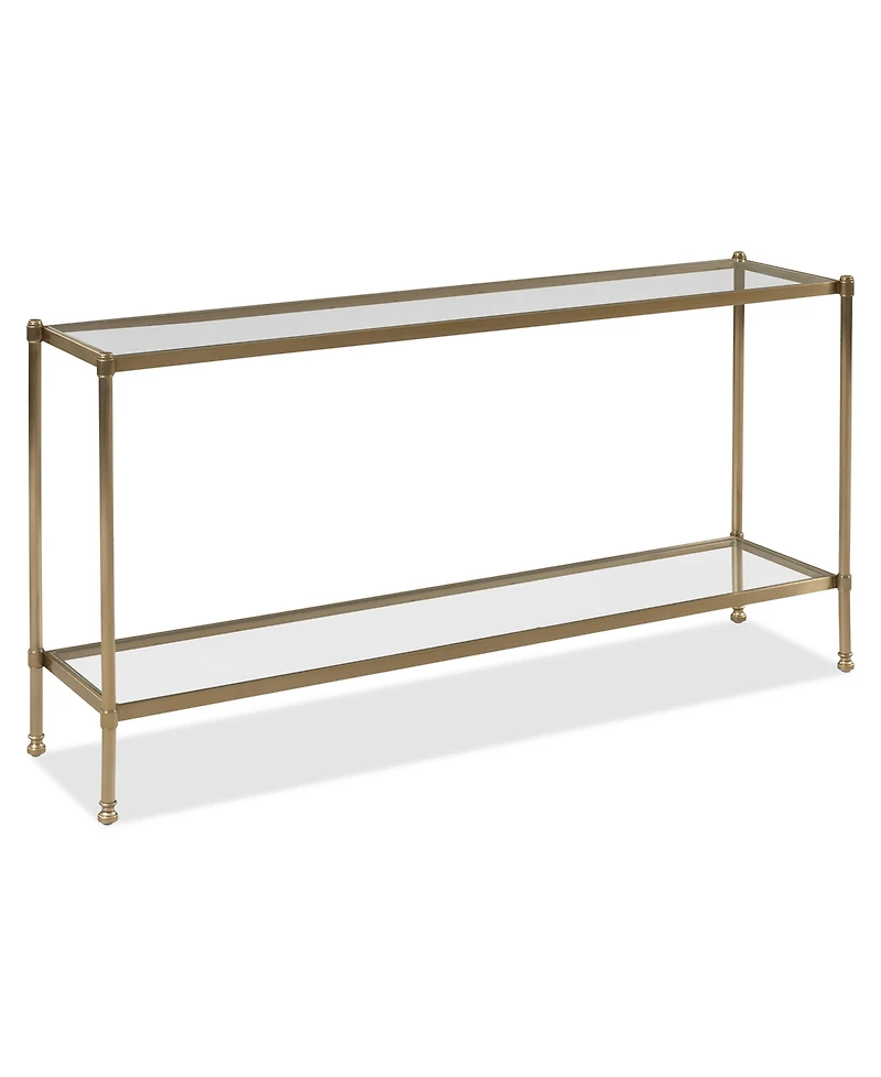Isla 58.5" Glass Sofa Table