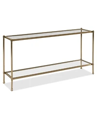 Isla 58.5" Glass Sofa Table