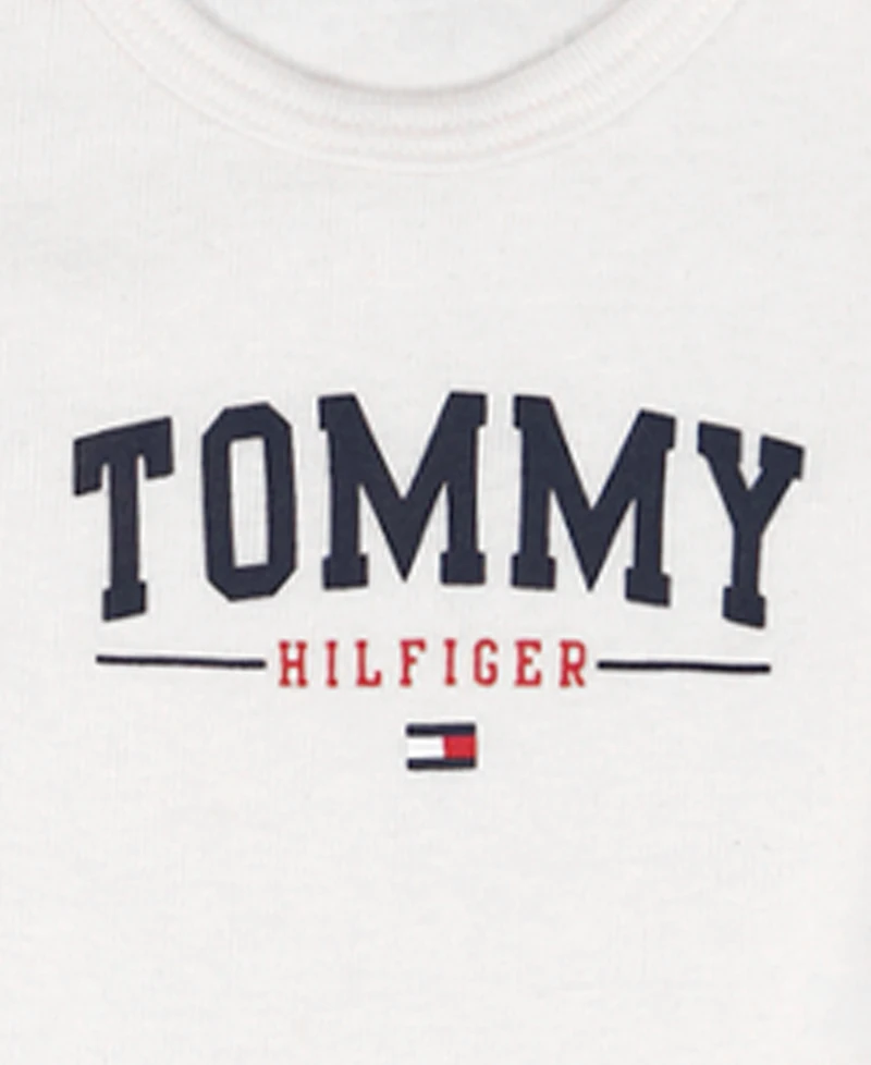 Tommy Hilfiger Baby Boys' Signature Short-Sleeve Bodysuits, 4-Pack
