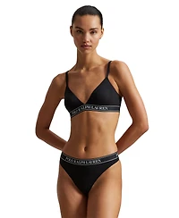 Polo Ralph Lauren Women's High-Waist Ribbed Thong, 3-Pack