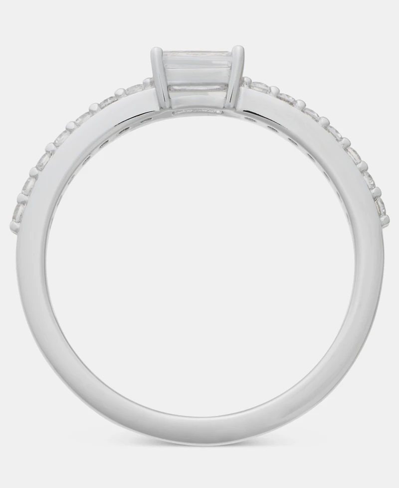 Lauren Ralph Lauren Cubic Zirconia Ring in Sterling Silver