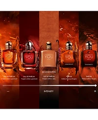 Armani Stronger With You Powerfully Eau De Parfum Spray, 3.4 oz.