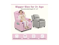 Kids Recliner Chair with Cup Holders