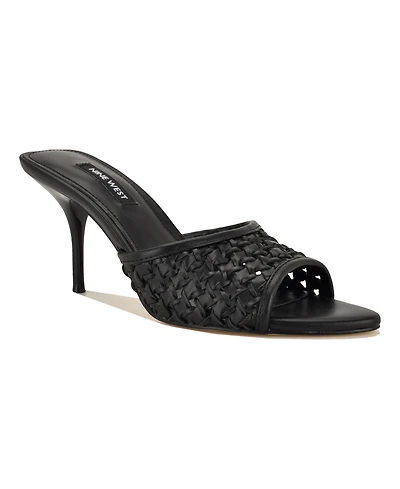 Nine West Women's Kirela Woven Slip-On Dress Sandals