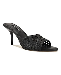 Nine West Women's Kirela Woven Slip-On Dress Sandals