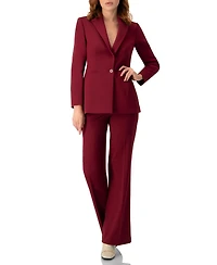 Ivonne Women's Tailored Single-Button Blazer