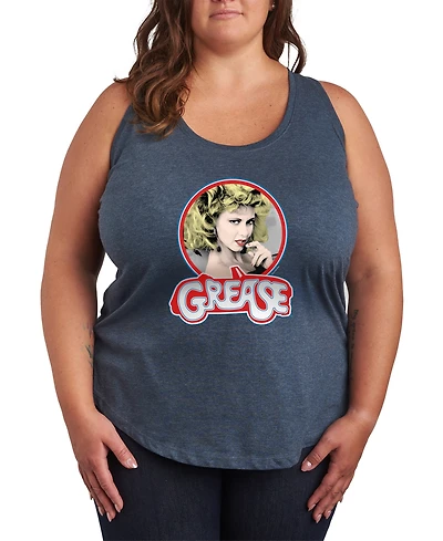 Hybrid Apparel Plus Grease Sandy Racerback Graphic Crewneck Tank Top