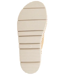 Gentle Souls Women's Leilani Flower Flat Sandals