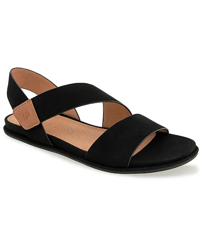 Gentle Souls Women's Lottie Round Toe Flat Sandals