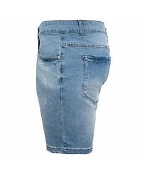 Blu Rock Men's Slim-Fit Stretch Denim Shorts