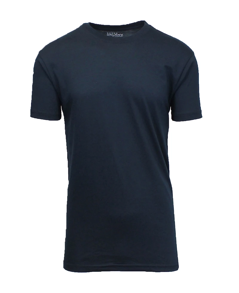 Blue Ice Men's Short-Sleeve Crewneck Solid T-Shirt