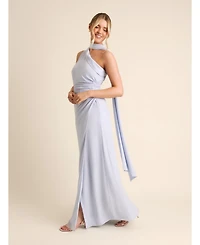Six Stories Women's One Shoulder Chiffon Bridesmaid Dress