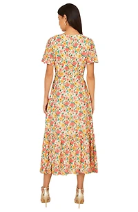 Yumi Women's Midi Tea Dress