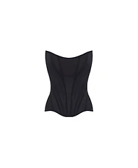Milla Women's Chic low-waist black fitted corset
