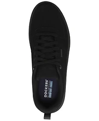 Dockers Men's Laser Removable-Insole Lace-Up Casual Sneakers