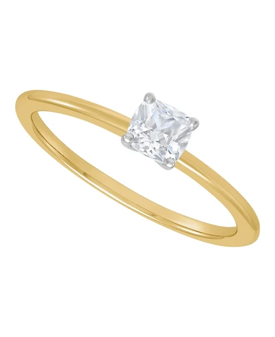 Grown With Love Igi Certified Lab Diamond Solitaire Engagement Ring (1/2 ct. t.w.) 14k White Gold (Also Yellow Gold)