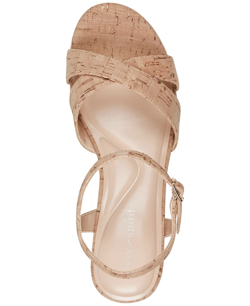 Easy Spirit Women's Noya Wedge Dress Sandals