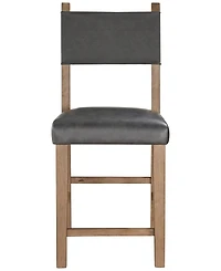 Macai 42" Wood Upholstered Counter Height Chair