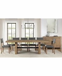 Macai 7-Pc. Wood Dining Set